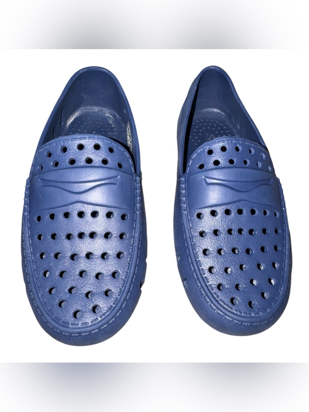 Boys floater navy  Blue Slip-On Perforated Casual Loafers size 2